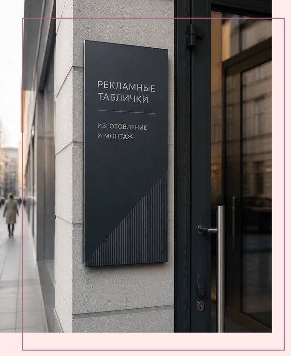 Рекламные таблички в Нижнеудинске по цене от 4577 р. | Аванза-Нжк