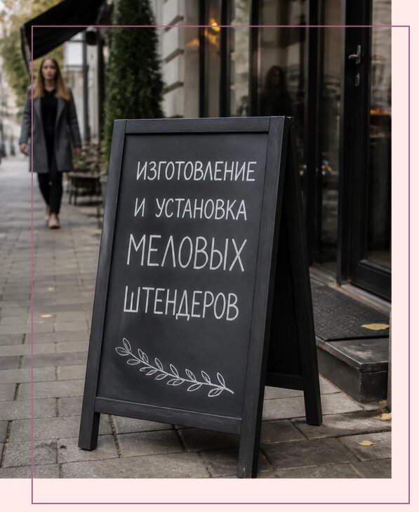 Меловые штендеры в Нижнеудинске по цене от 6611 р. | Аванза-Нжк